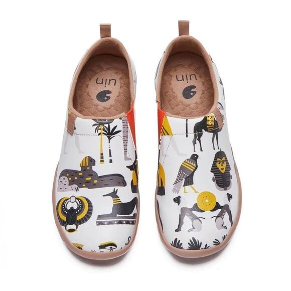 uinfootwear-women-infinite-  UIN Women Walking Shoes Microfiber Comfort Casual Loafers (Impressions of Egypt)